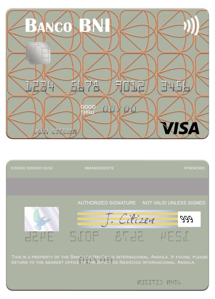 Angola Banco de Negocios Internacional visa card